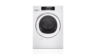 Whirlpool 4.3-cu ft Stackable Ventless Electric Dryer (White)