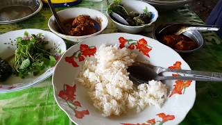 กินน้ำพริกมะขามชาวยะไข่ eating Rakhine food