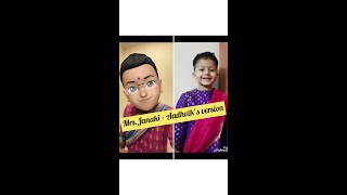 Mrs.Janaki - Aadhvik’s version | Mrs.Janaki comedy | Abishek Kumar