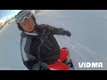 snowboarding down buttermilk vlog 单板滑雪 中级道 小摔一次