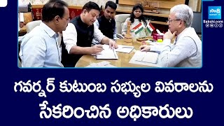 Officials Collected Details of the Governor's family Members | Samagra Kutumba Survey | @SakshiTV