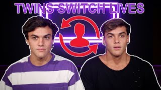 TWINS SWITCH LIVES FOR A DAY