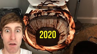 Messiest Flushes of 2020! Will it Flush? Compilation