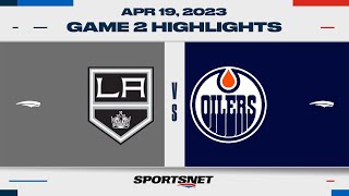 NHL Game 2 Highlights | Kings vs. Oilers - April 19, 2023