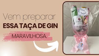 Como transformar uma taça de gin🍸 Em um incrível presente!🎁