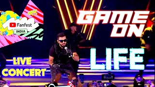 UJJWAL AKA TECHNO GAMERZ New Song LIFE Live Concert At Youtube FanFest 2023 | GAME ON #YTFFIN23