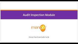 Mango - Audit Inspection Module