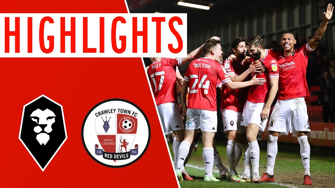 HIGHLIGHTS | Salford City 2-1 Crawley Town - YouTube