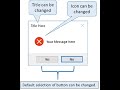 MESSAGE BOX IN PYTHON USING TKINTER |CODEJAL|