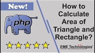 How to Calculate Area of Triangle and Rectangle in PHP