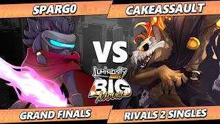 LMBM 2025 GRAND FINALS - Spargo (Clairen) Vs. CakeAssault (Forsburn) Rivals of Aether II - RoA2