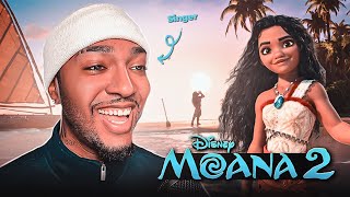 Disney's *MOANA 2* Is BEAUTIFUL Singer's First Time Watching | Movie Reaction