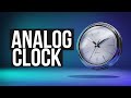 How to Create Analog Clock using HTML CSS and JavaScript