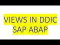 views in DDIC | How to create view #sap #abap #ytshorts #education #tutorial