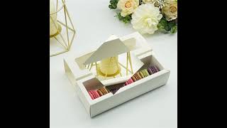 Macaron Box Suppliers Pure White Cardboard Custom Size | Sunshine wholesale manufacture suppliers