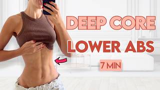 Toned Pilates Abs in 14 Days (Deep Core Focus) | 7 min Workout