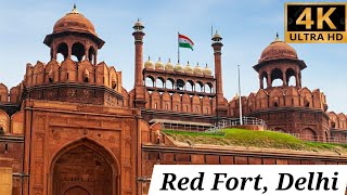 Exploring Historical Red Fort (Laal Quila) | Walking Tour 4K | Delhi Travel #trending #shorts