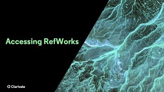 Accessing RefWorks