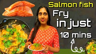 Protein rich Salmon 🍣 Fish fry in just 10 mins|Reduces tiredness|Regulates Thyroid hormone|Must try
