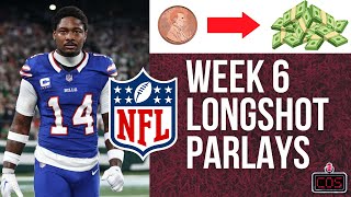This $10 NFL Week 6 Parlay Could WIN You OVER $1000!