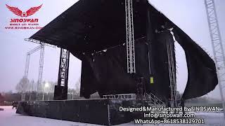 SINOSWAN-ST170LUXURY Mobile Stage: Efficient, safe and high quality！