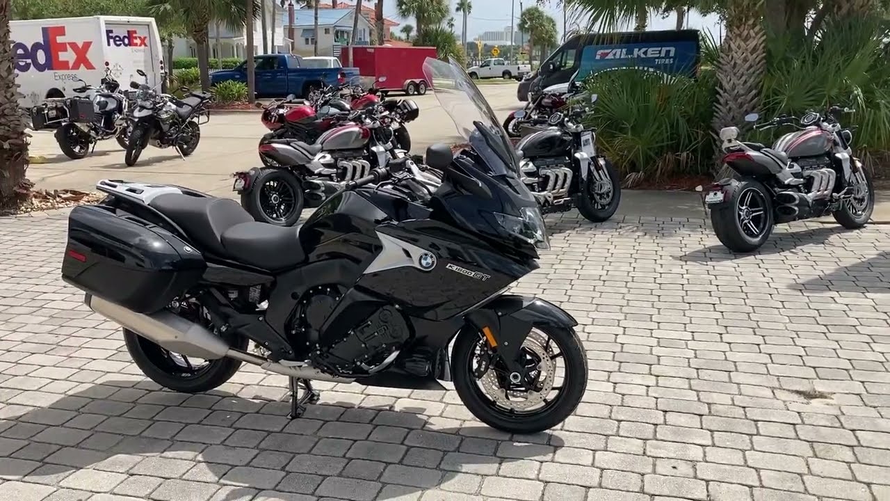 2022 BMW K 1600 GT In Beautiful Black Storm Metallic! - YouTube