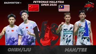 Wow 🔴 Chen/Liu (CHN) vs Man/Tee (MAS) [SF] | PETRONAS Malaysia Open 2025 Badminton