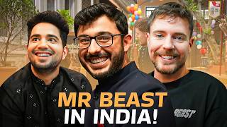 UNSEEN FOOTAGE - MR BEAST INDIA VLOG | CARRYMINATI