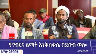 አሚኮ ዐደባባይ:- ''የግብርና ልማት እንቅስቃሴ በደቡብ ወሎ''