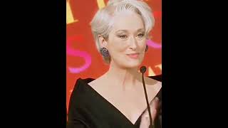 Miranda Priestley 🖤🛐 | #thedevilwearsprada #merylstreep #donatellaversace #runway #vouge #film