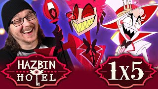 HAZBIN HOTEL EPISODE 5 REACTION | Dad Beat Dad | Hell's Greatest Dad | More Than Anything | Review