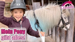 Prüfung auf dem Reiterhof 🐴 Ich mache das Reitabzeichen mit meinem Pony! Shopping Haul | Clarielle