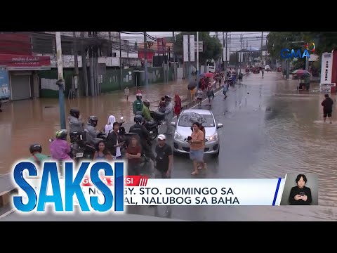 90% ng Brgy. Sto. Domingo sa Cainta, Rizal, nalubog sa baha | Saksi