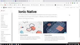 Installing IONIC WIth angular Recommanded