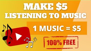 Make $5+ for FREE Listening to Music Online | Make Money Online