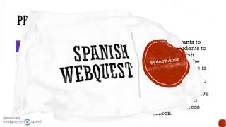 Spanish WebQuest Lesson Plan