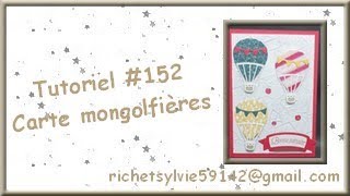 Tutoriel #152 carte montgolfières en vol