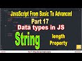 Length property | String data type in JavaScript | Part 17 | JavaScript | #SmartCode