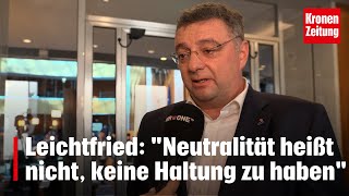 Jörg Leichtfried (SPÖ) über Selenskyj-Rede im Parlament