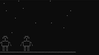 Console based animation with python