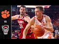 NC State vs. Clemson Men's Basketball Highlights (2019-20)