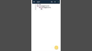#Shorts 🔥Python Program Print Numbers & Alphabet Series Using for loop in Python language.