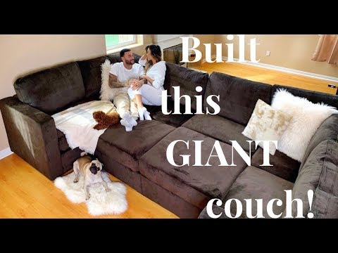 Building Our Giant Couch Youtube
