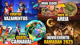 CORRE! EVENTOS DA NOVA ATUALIZAÇÃO! FRIFASFOLIA, MYZONE, CITYHERO, RAMADAN  NOVIDADES FREE FIRE