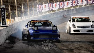 Drift tandem competition in a 200hp Miata