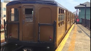 ᴴᴰ BMT Standard Museum Cars and Train of Many Metals Action on the Culver Line