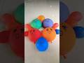 popping balloons filled with colorful water reverse video #balon