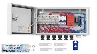 VEVOR Solar PV Combiner Box 6 String 10A for Solar Panel System Review