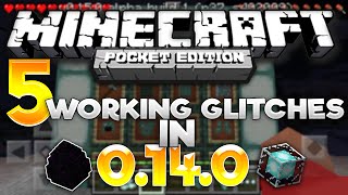 MCPE 0.15.0/0.14.3 - 5 WORKING GLITCHES \u0026 TRICKS!!! - TRICKS \u0026 GLITCHES! | Minecraft Pocket Edition