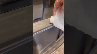 Cleaning Hard Water on my Fridge!